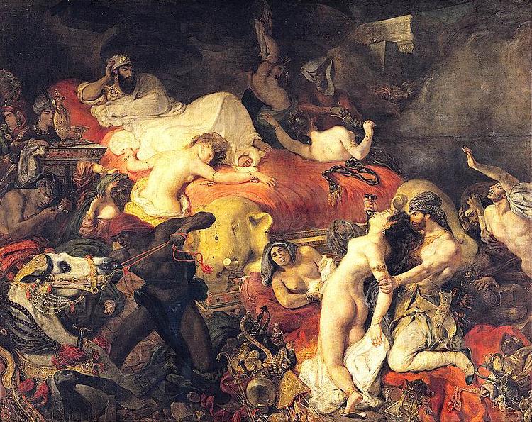 Eugene Delacroix La Mort de Sardanapale china oil painting image